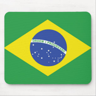 Brazil Flag Mouse Pad