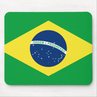brazil flag mouse pad