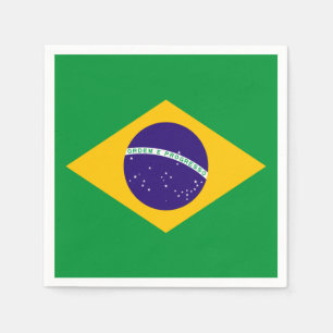 Brazil Flag Napkin