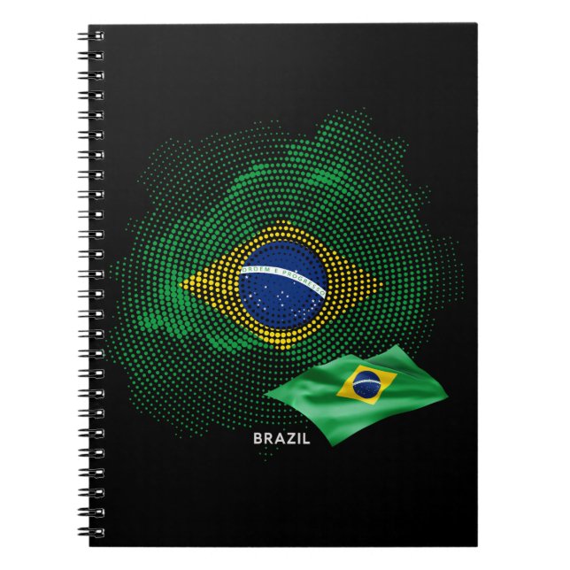 Brazil flag notebook (Front)