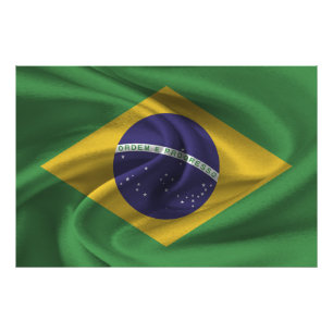 Brazil Flag Photo Print
