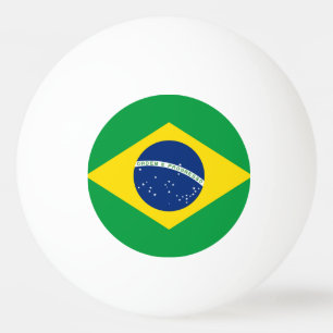 Brazil Flag Ping Pong Ball