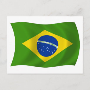 Brazil Flag Postcard