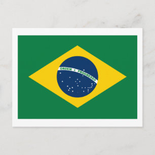 Brazil Flag Postcard