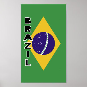 Brazil Flag Poster