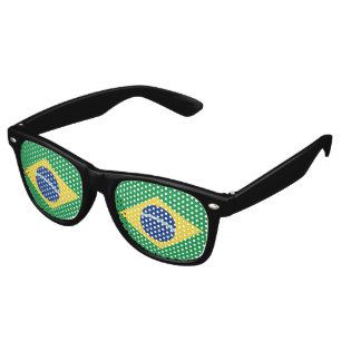 Brazil Flag Retro Sunglasses