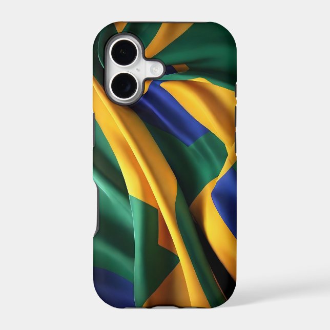 Brazil flag silk texture (Back)