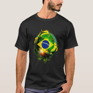 Brazil Flag Soccer Fans Football Brazil Fútbol T-Shirt
