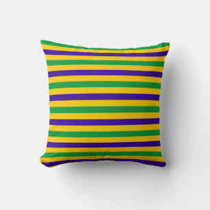 Brazil flag stripes country symbol pattern green y throw pillow