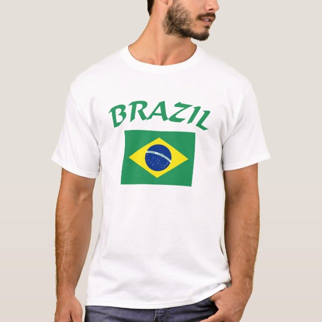 Brazil Flag T-Shirt (Front)
