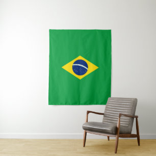 Brazil flag tapestry