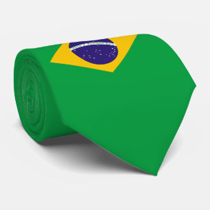Brazil Flag Tie