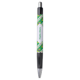 Brazil Flag Tiled Emmy Pen