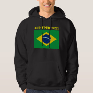 Brazil Flag World Cup 2022 Football Soccer Hoodie