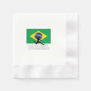Brazil Football Soccer National Team Napkin