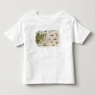 Brazil from the 'Miller Atlas' by Pedro Reinel Toddler T-shirt