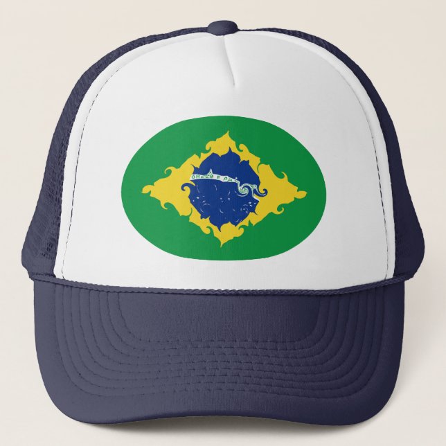 Brazil Gnarly Flag Hat (Front)