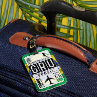 Brazil GRU Airport Code Luggage Tag