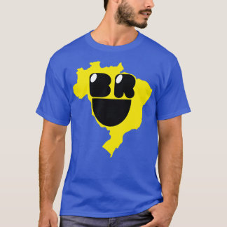 Brazil Happy Places and Faces Brazil Smiling Face  T-Shirt