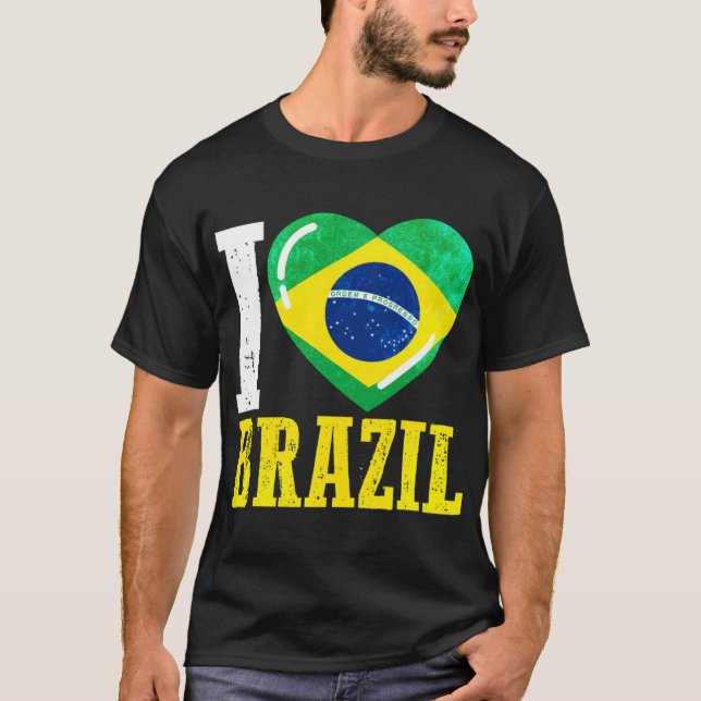 Brazil I love Brazil T-Shirt (Front)