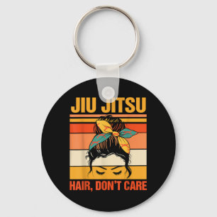 Brazil Jiu Jitsu BJJ Jiu Jitsu Hair A Dont Care Keychain