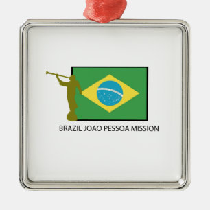 BRAZIL JOAO PESSOA MISSION LDS METAL ORNAMENT