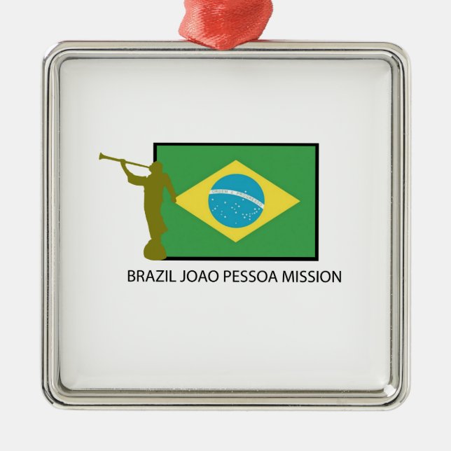 BRAZIL JOAO PESSOA MISSION LDS METAL ORNAMENT (Front)
