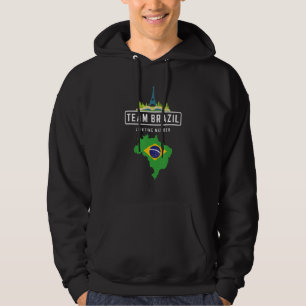 Brazil  Lifetime Member I Love Brazil Men Women Ki Hoodie