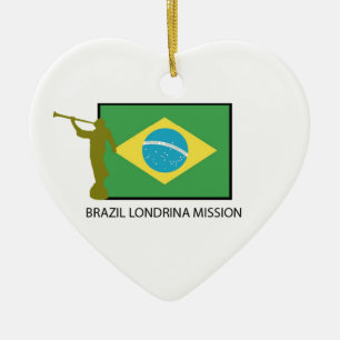 BRAZIL LONDRINA MISSION LDS CERAMIC ORNAMENT