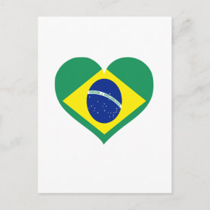 Brazil Love Postcard