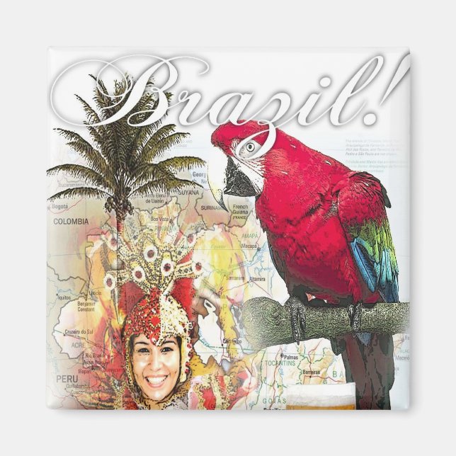 brazil magnet (Front)