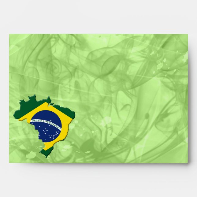 Brazil map envelopes (Front)