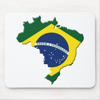Brazil map mouse pad