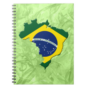 Brazil map notebook
