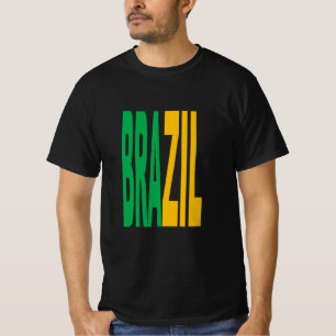 BRAZIL Men's Black T-shirt