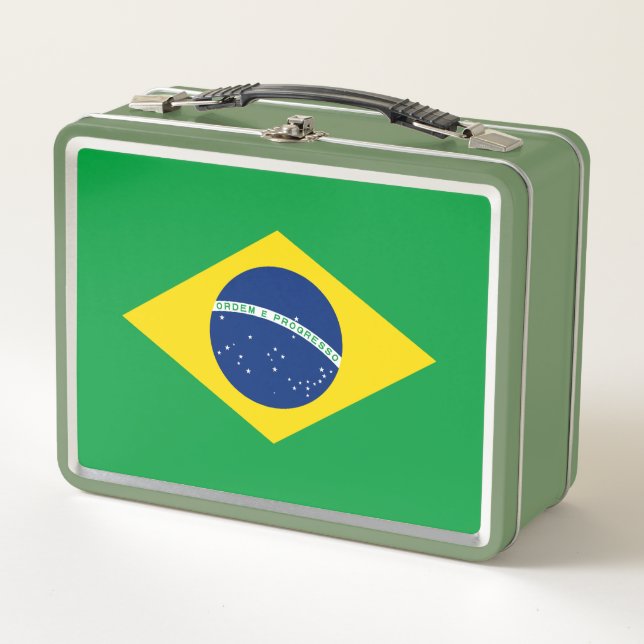 Brazil Metal Lunch Box (Front)