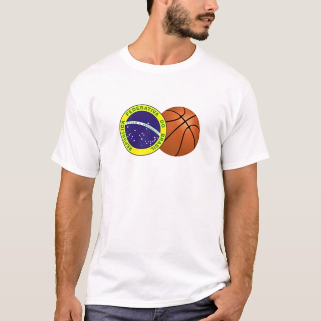 Brazil National Basketball Team T-Shirt (Front)