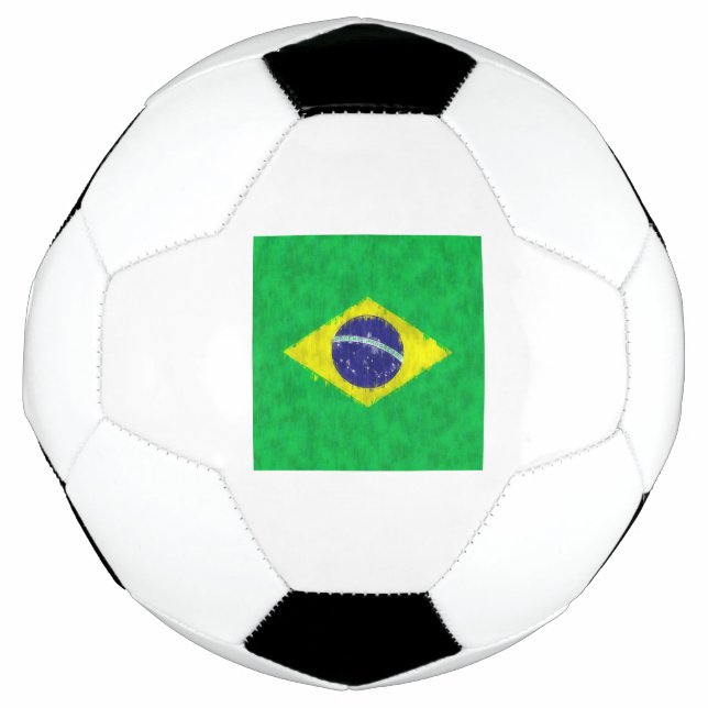Brazil Oil Painting Drawing Soccer Ball (Front)