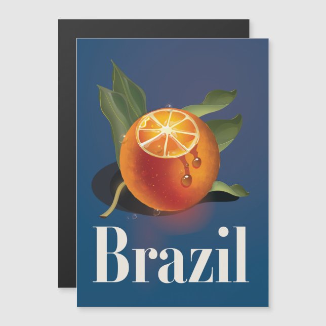 Brazil Oranges travel poster (Front/Back)
