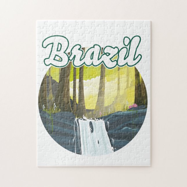 Brazil Rainforest logo Jigsaw Puzzle (Vertical)