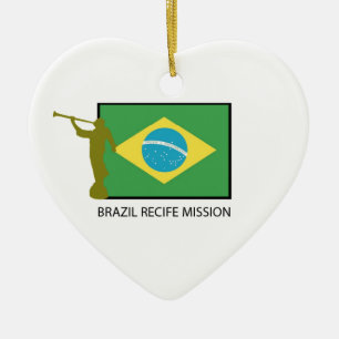 BRAZIL RECIFE MISSION LDS CERAMIC ORNAMENT