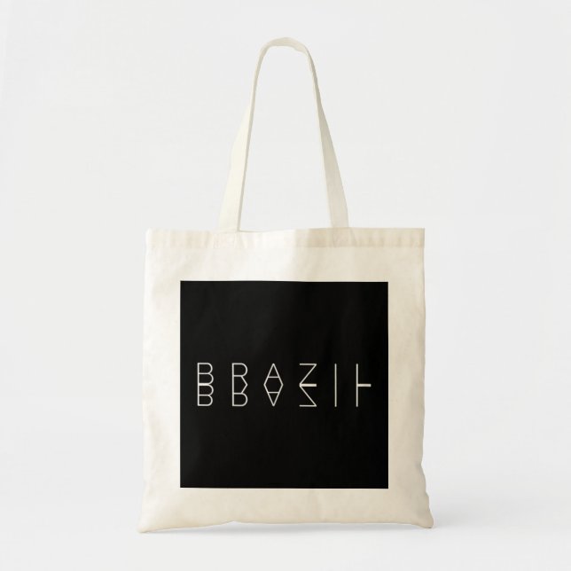 Brazil Reflections - Brazilian Word Art Souvenir  Tote Bag (Front)