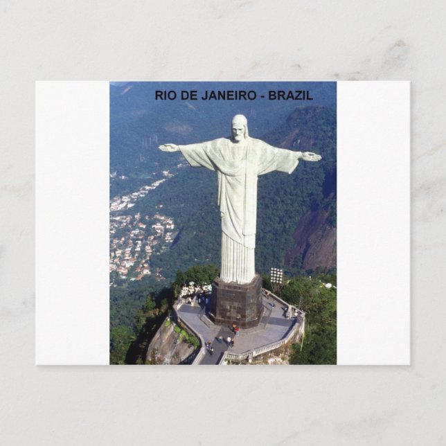 Brazil Rio De Janeiro christ (St.K.) Postcard (Front)