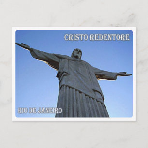Brazil - Rio de Janeiro - Christ the Redeemer - Postcard