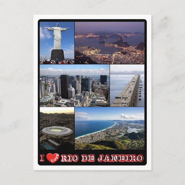 Brazil - Rio De Janeiro - I Love - Postcard (Front)