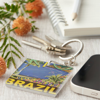 Brazil - Rio De Janeiro Keychain
