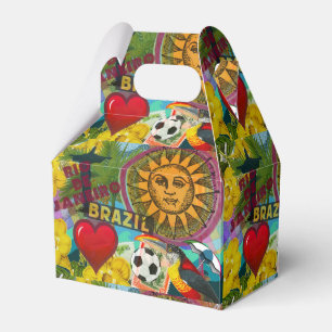 Brazil Rio de Janiero Sun Travel Colourful Art Favor Box