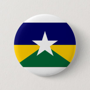 Brazil Rondonia Flag 2 Inch Round Button