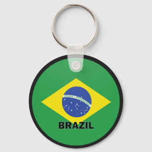 Brazil Roundel quality Flag Keychain