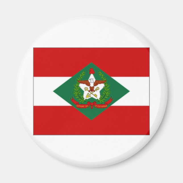 Brazil Santa Catarina Flag Magnet (Front)